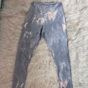 Pink and Purple Tie Dye Leggings